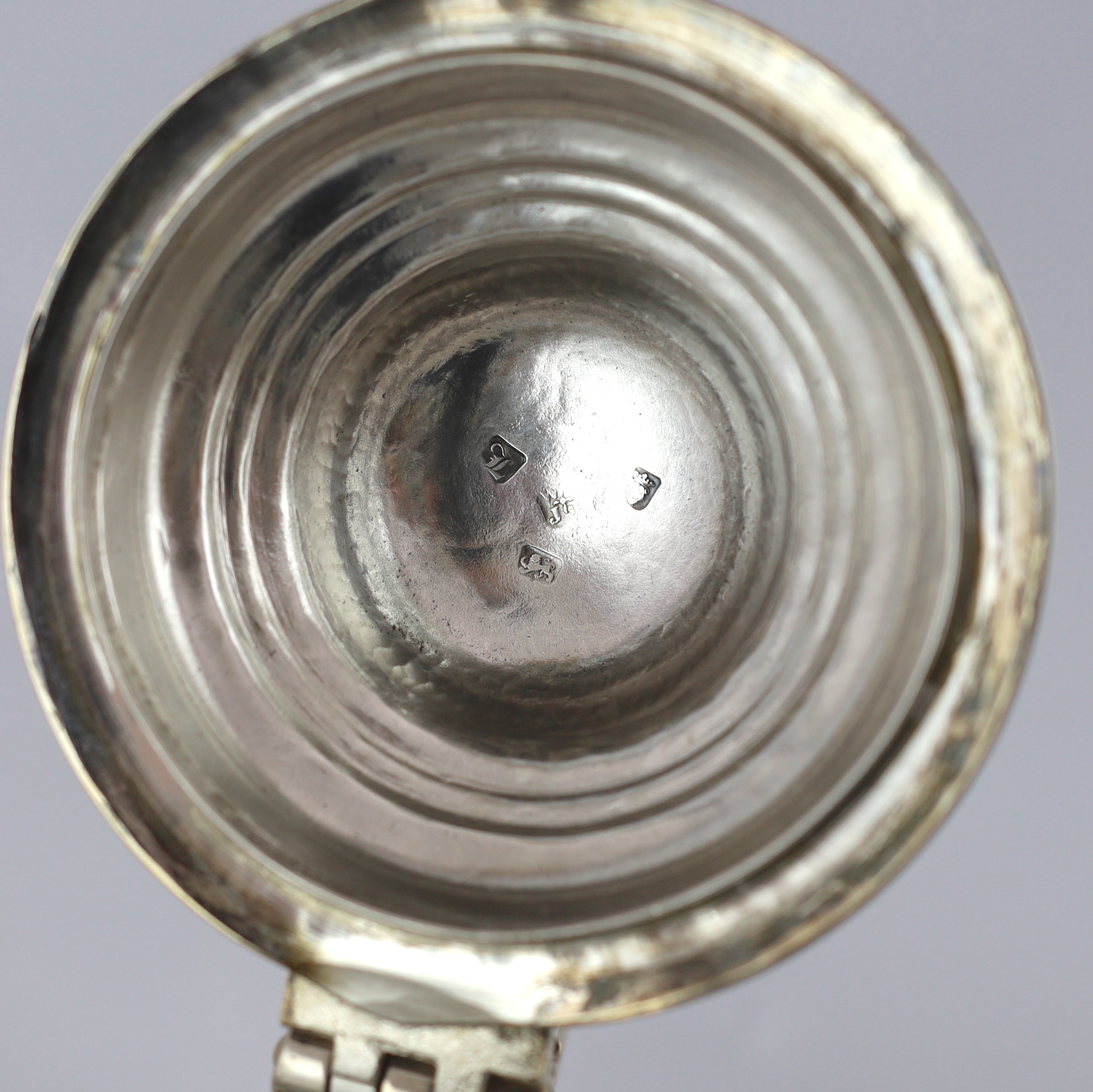 A George III silver tankard by W & J Priest